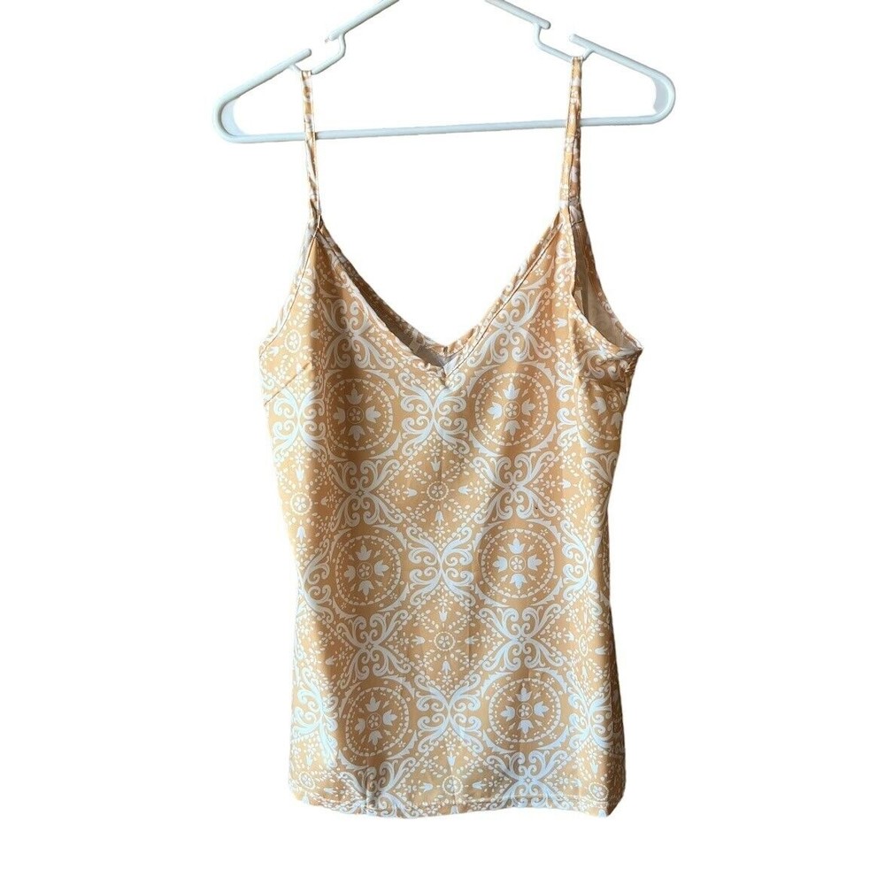 Home Made Sewn Women's Size S Floral Camisole Adjustable Straps Top Blouse